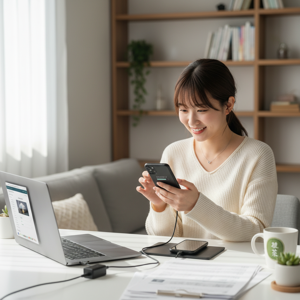 スマホのデータバックアップ