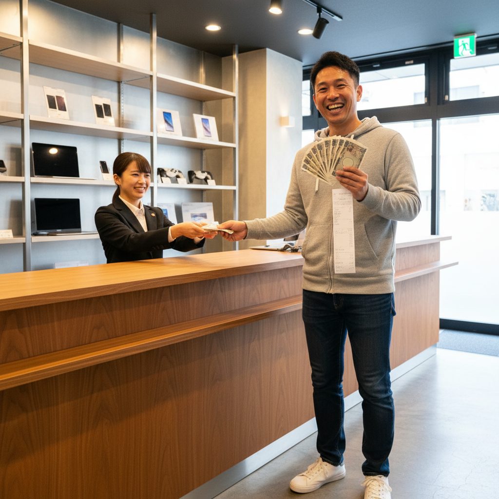 買取の様子