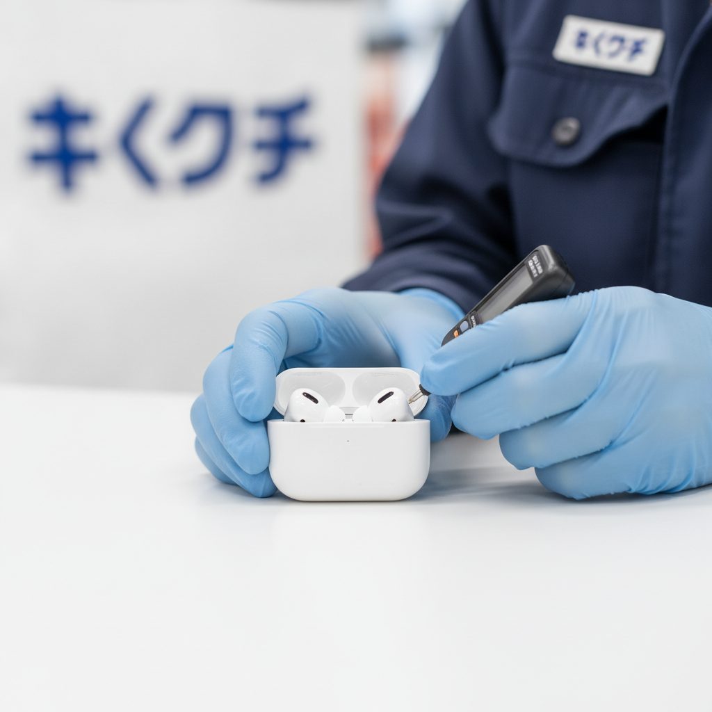 AirPods買取の様子