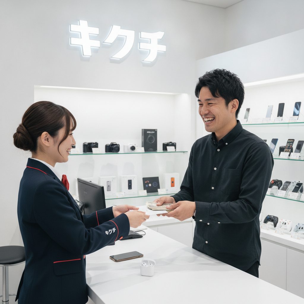 AirPods買取の様子