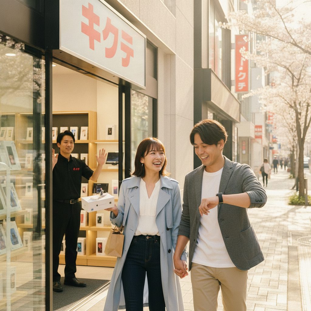 Apple Watch買取の様子