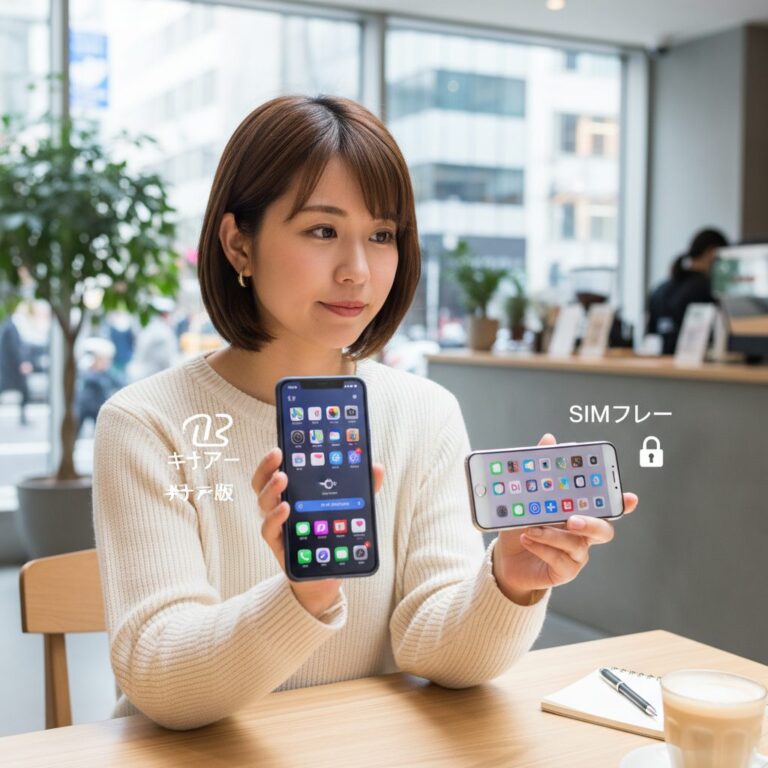 キャリア版とSIMフリー版で買取額はいくら違う？完全ガイド