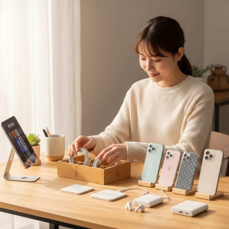 スマホ・タブレットの液晶保護フィルム・ケース以外の周辺機器まとめ売り方法