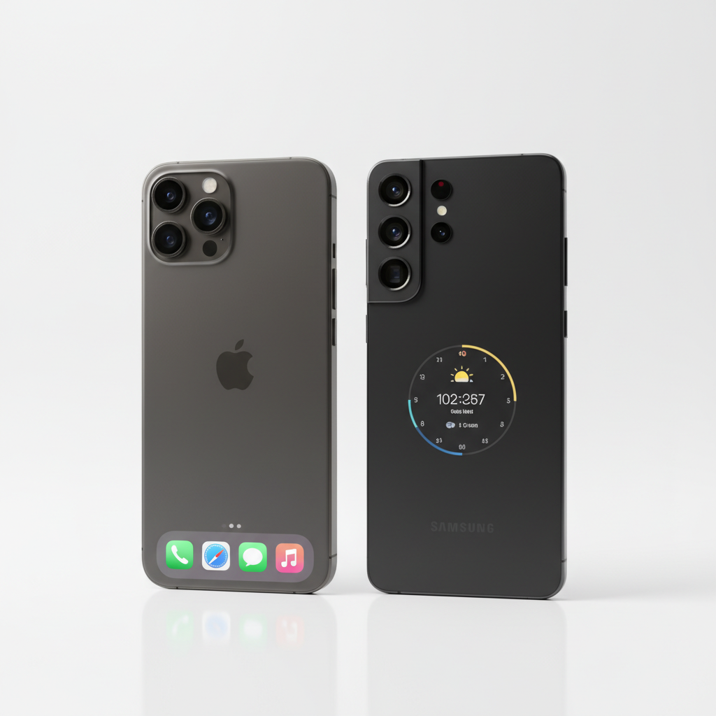 iPhone Samsung 海外版比較