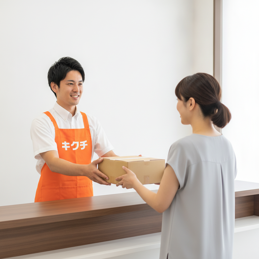 買取のキクチの郵送買取受付カウンター