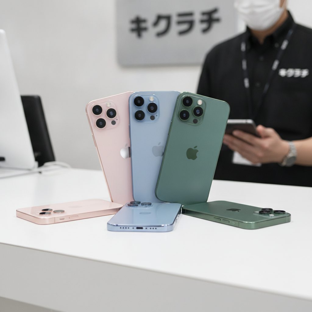 iPhone15買取の様子