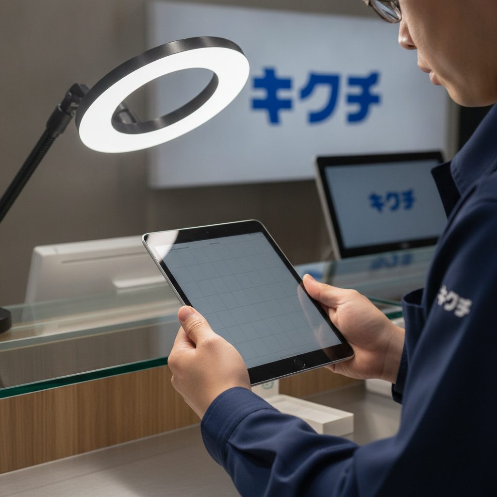 iPad mini買取の様子