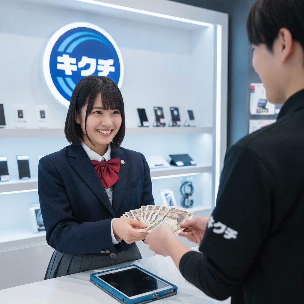 iPad mini買取の様子