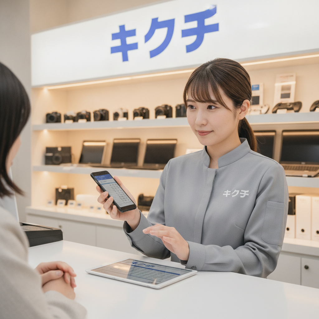 買取のキクチスタッフによる査定