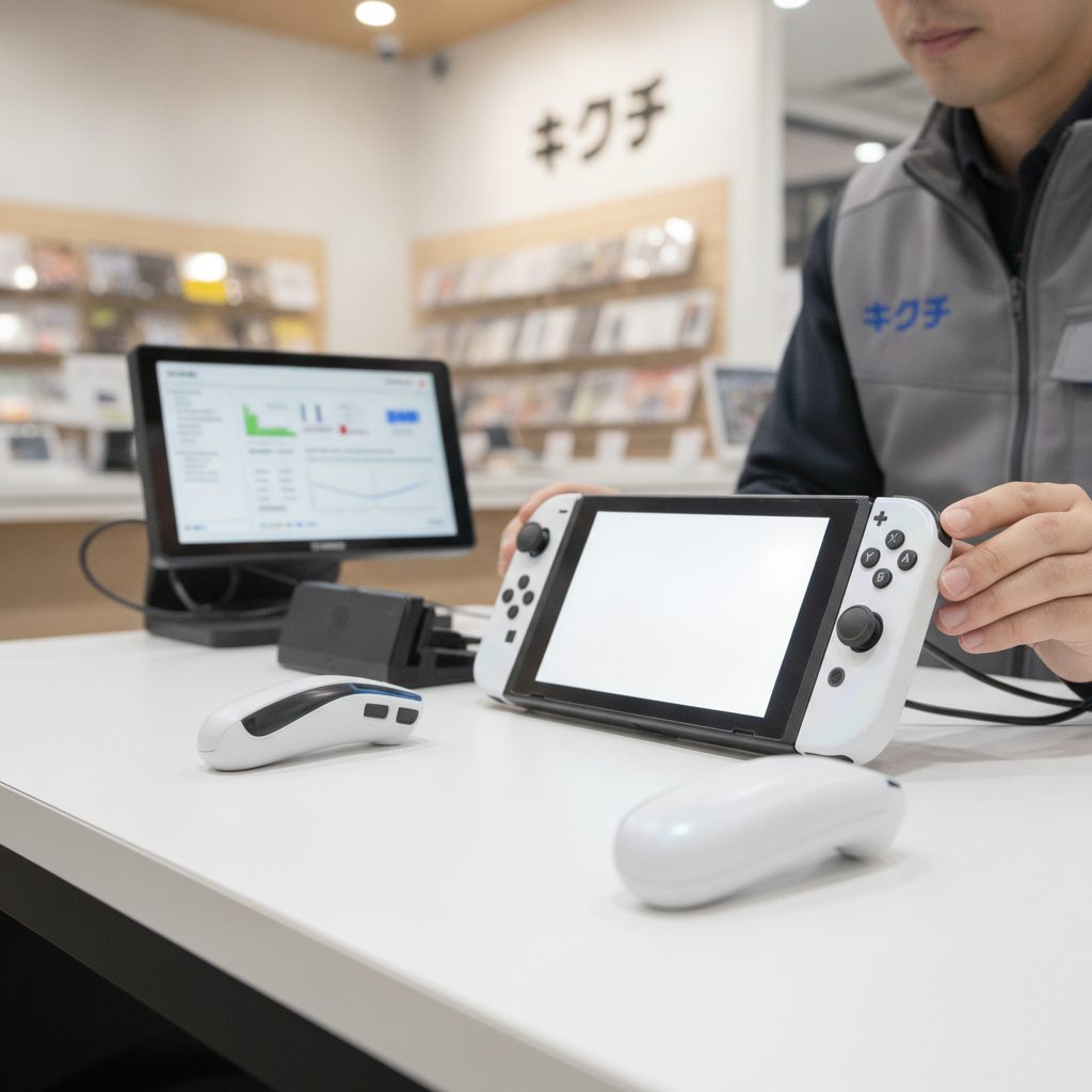 Nintendo Switch 2買取の様子