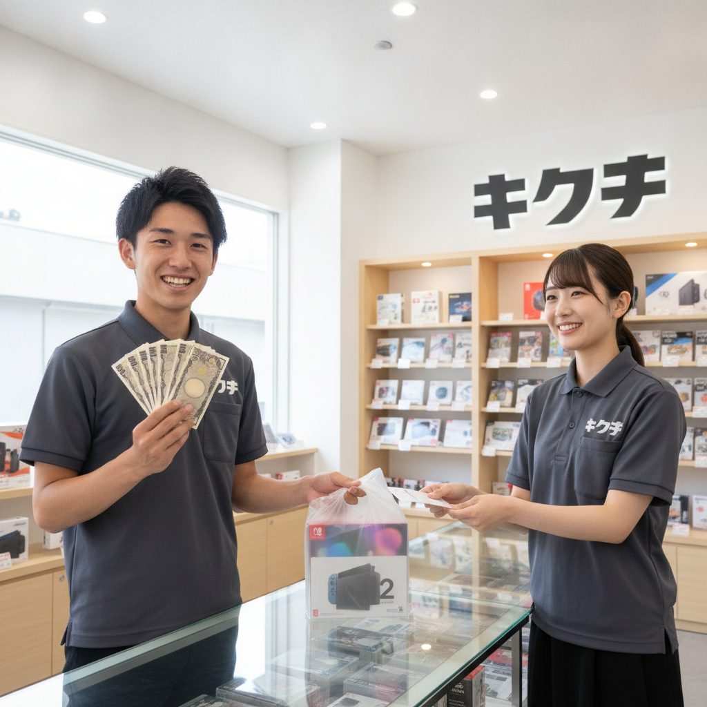 Nintendo Switch 2買取の様子