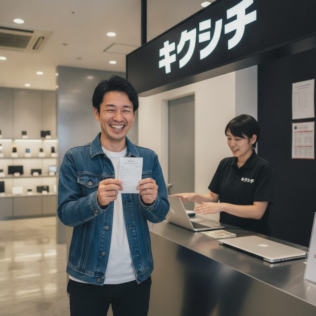 ノートPC買取の様子
