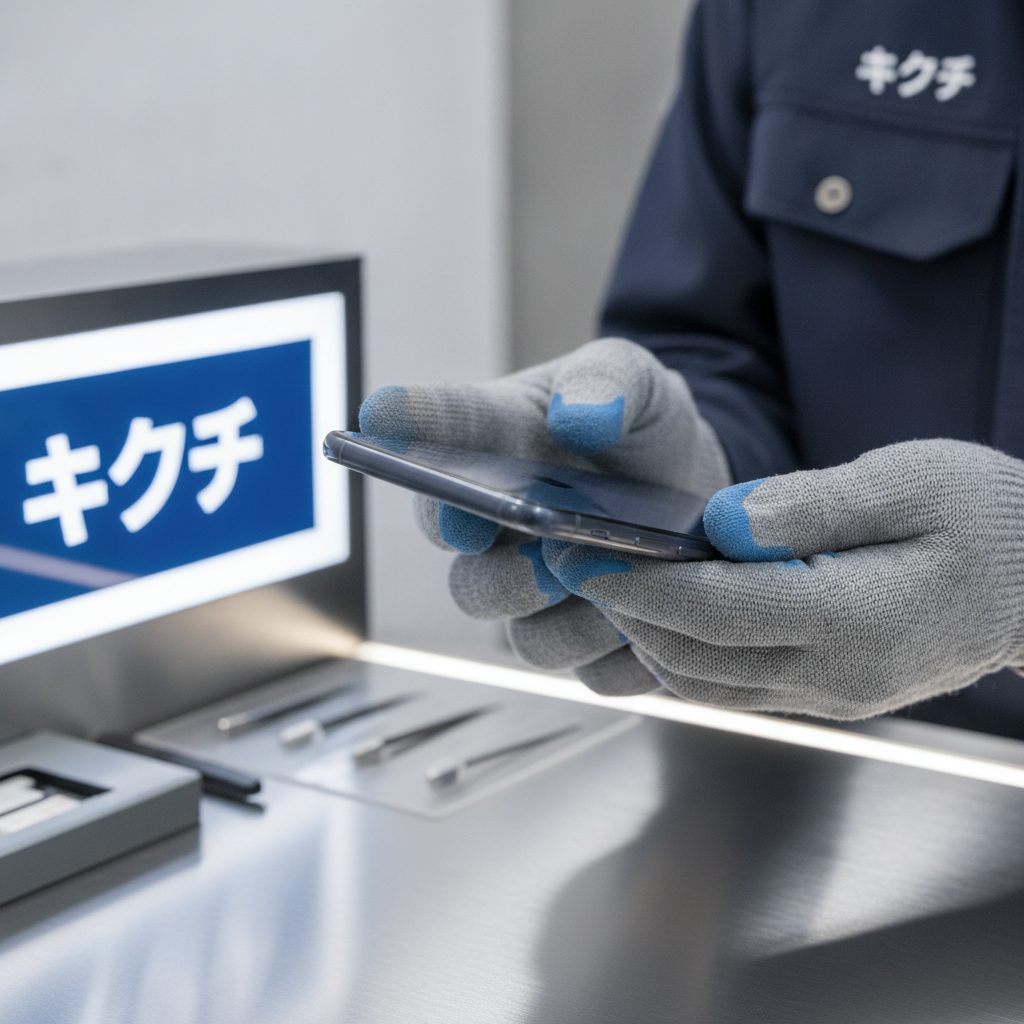 iPhone 16買取の様子