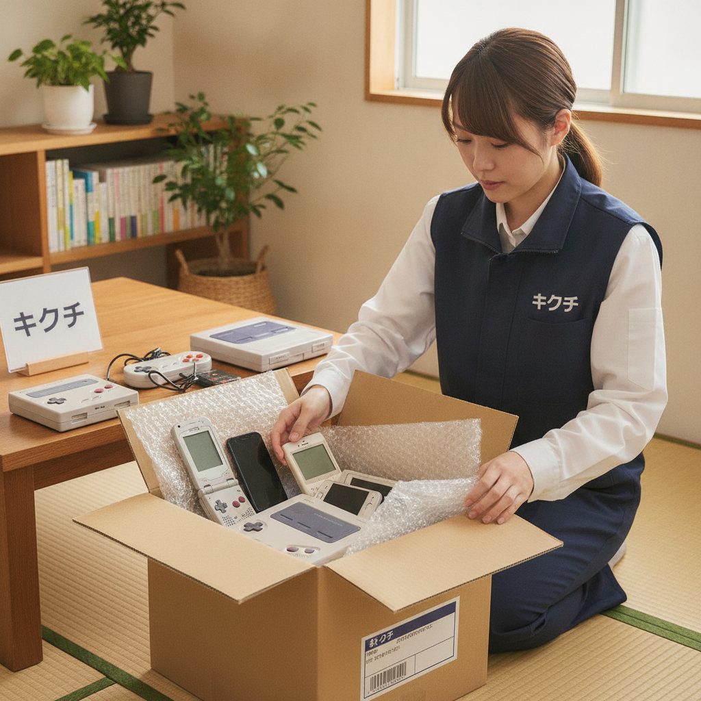 お盆前の断捨離買取の様子