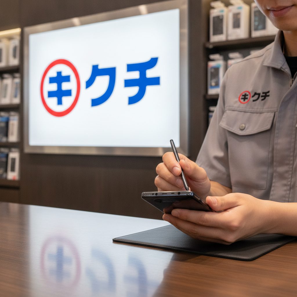 Galaxy S25買取の様子