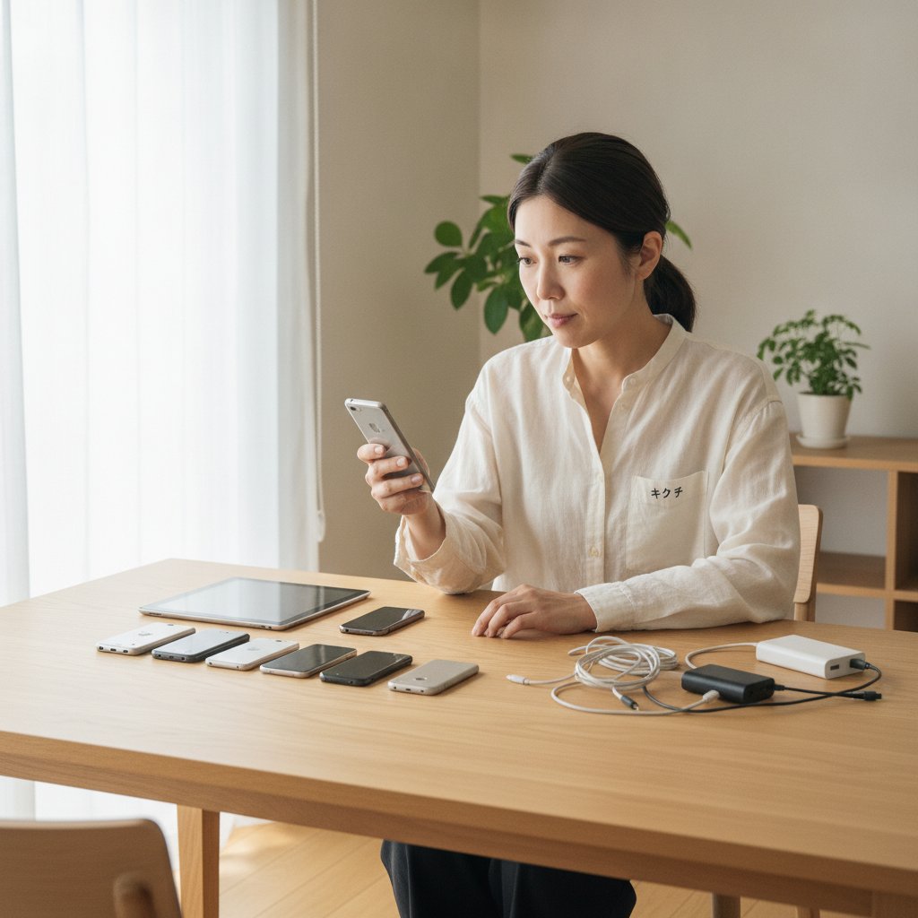 「防災用に残す端末」と「売る端末」を仕分けることが整理の第一歩