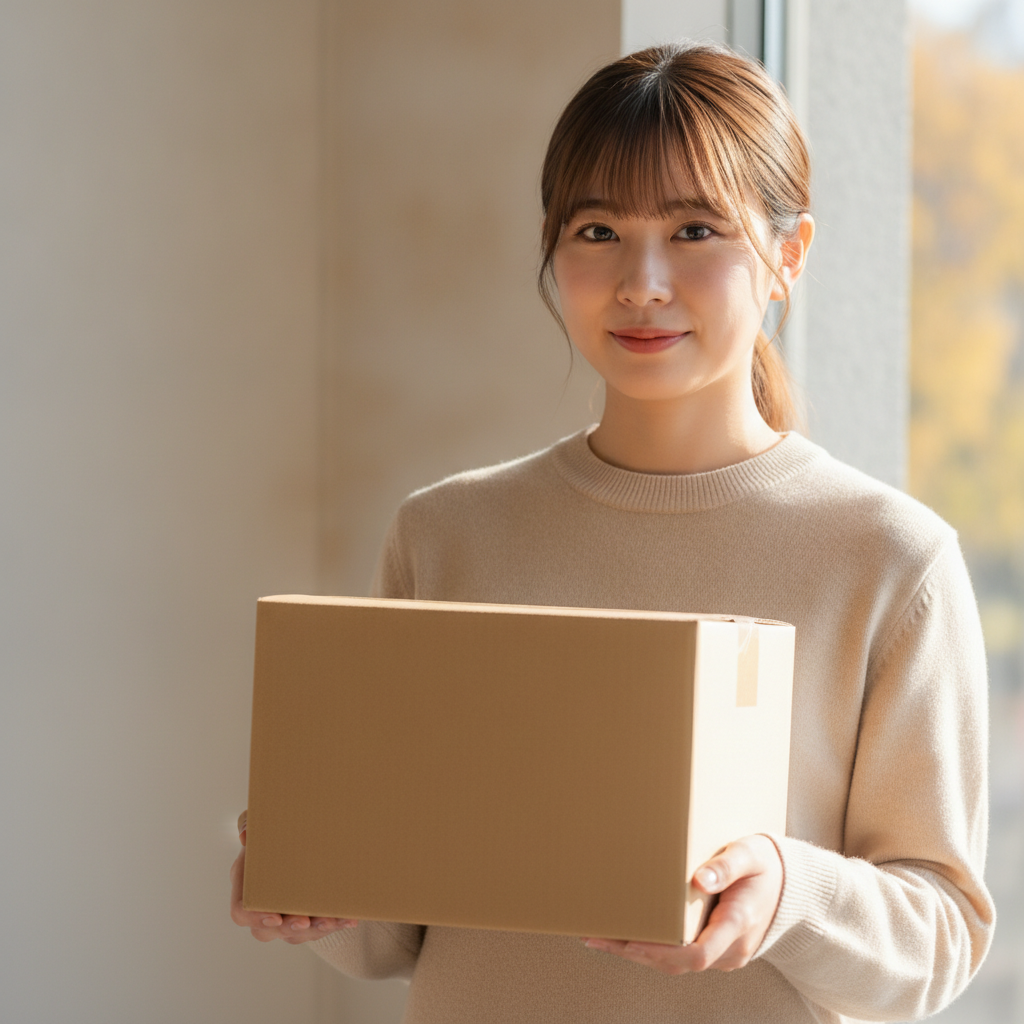 発送準備が整った郵送買取の荷物